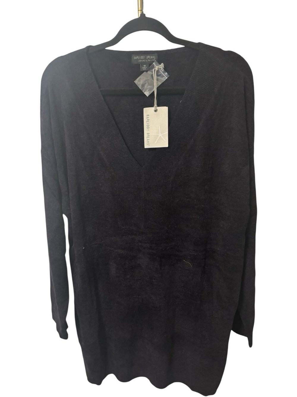 NWT Barefoot Dreams CozyChic Ultra Lite V-Neck Tunic Size 1X